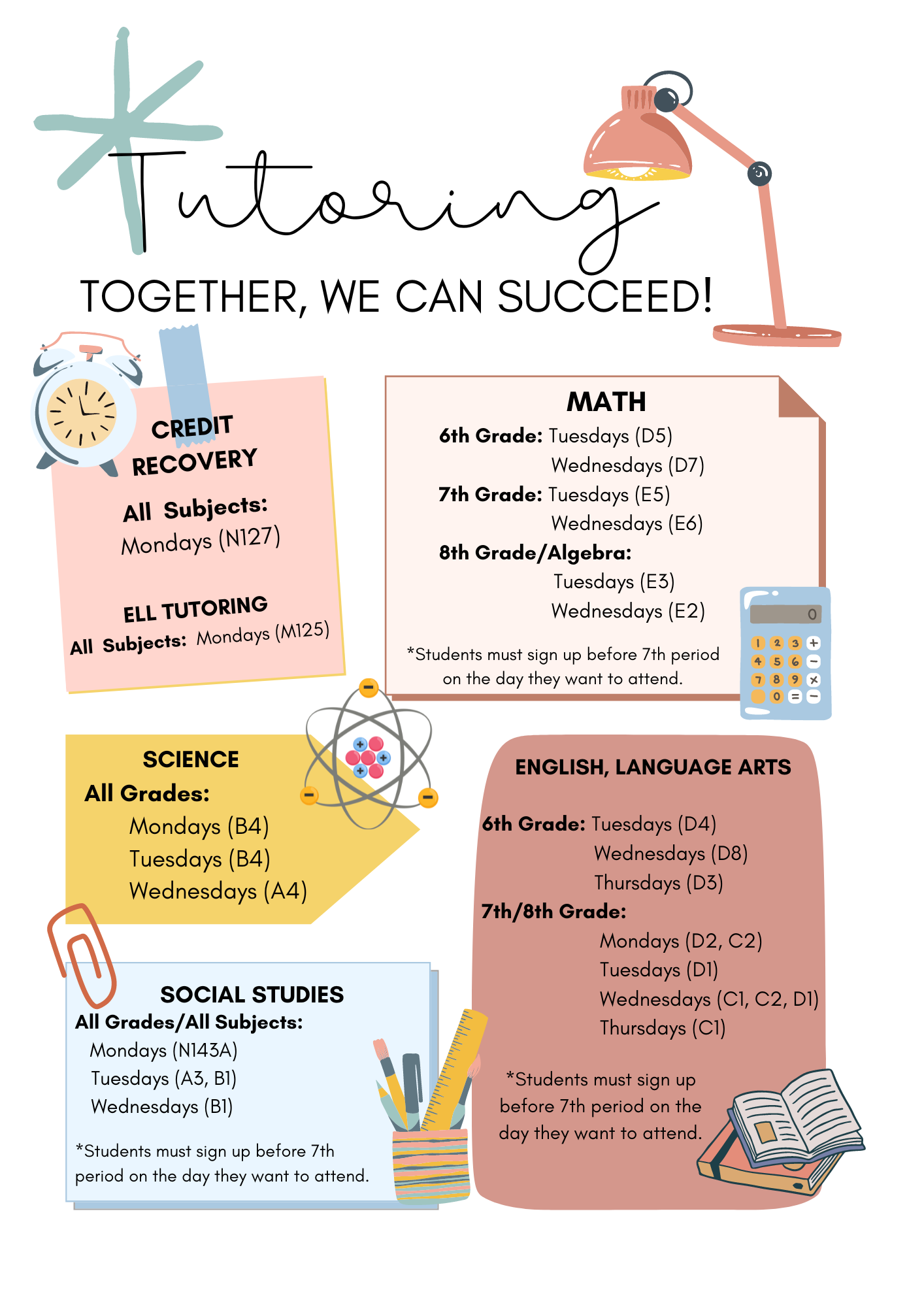 After School Enrichment Program Tutoriing at PCM