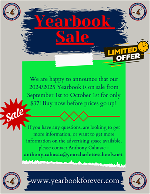 Yearbook Sale! 