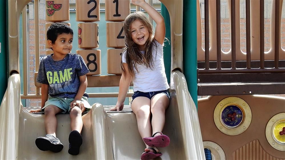 2 children playground