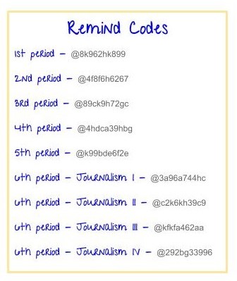 Remind Codes