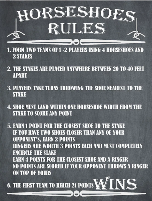 Horseshoe Rules