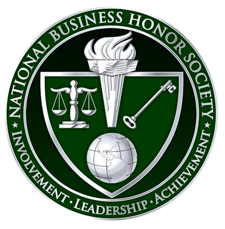 NBHS seal: National Business Honor Society - Involvement, Leadership, Achievement