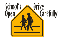 School Open Drive Carefully