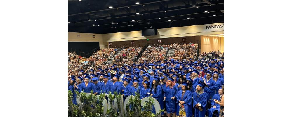 Adult School graduates at Fantasy Springs Event Center