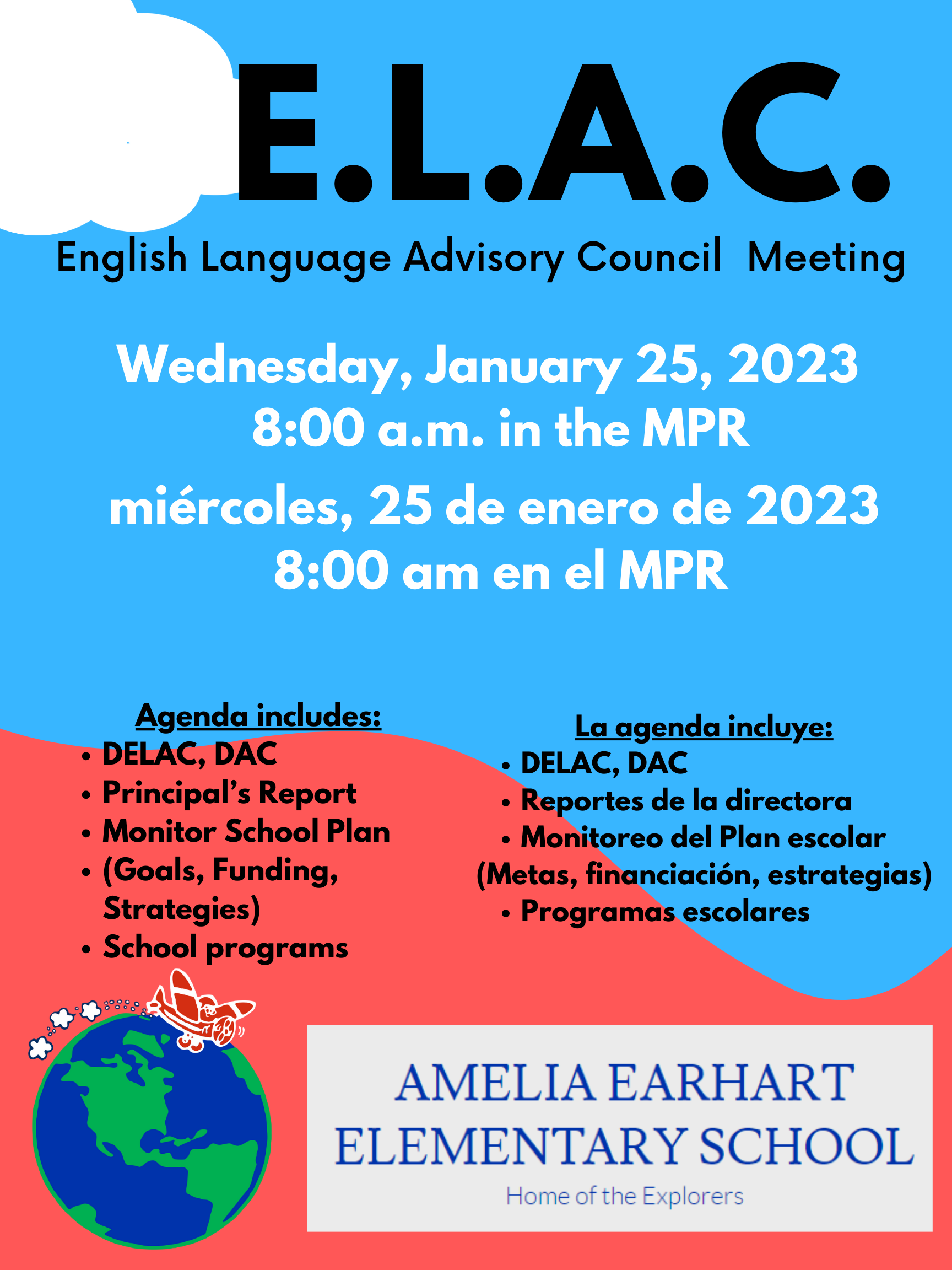 ELAC Meeting January 2023