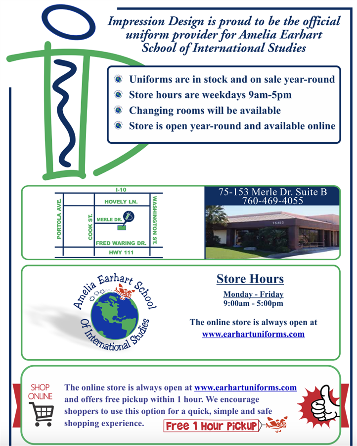 Earhart Uniform Flyer