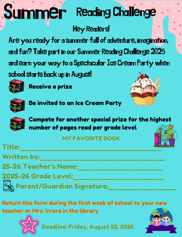2025 Summer Reading Challenge