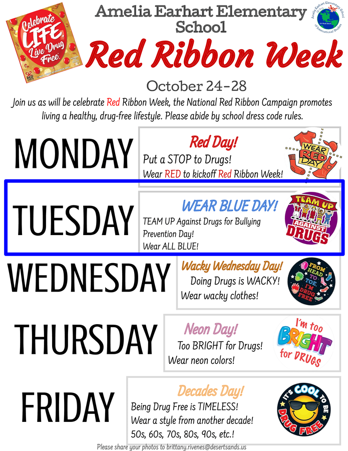 Red Ribbon Week - Updated Flyer Red Ribbon Week - Updated Flyer