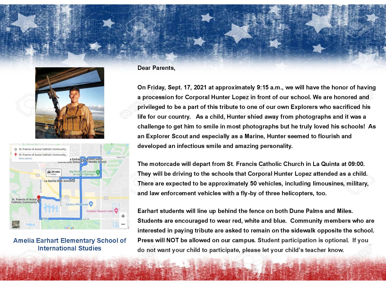 Hunter Lopez Procession