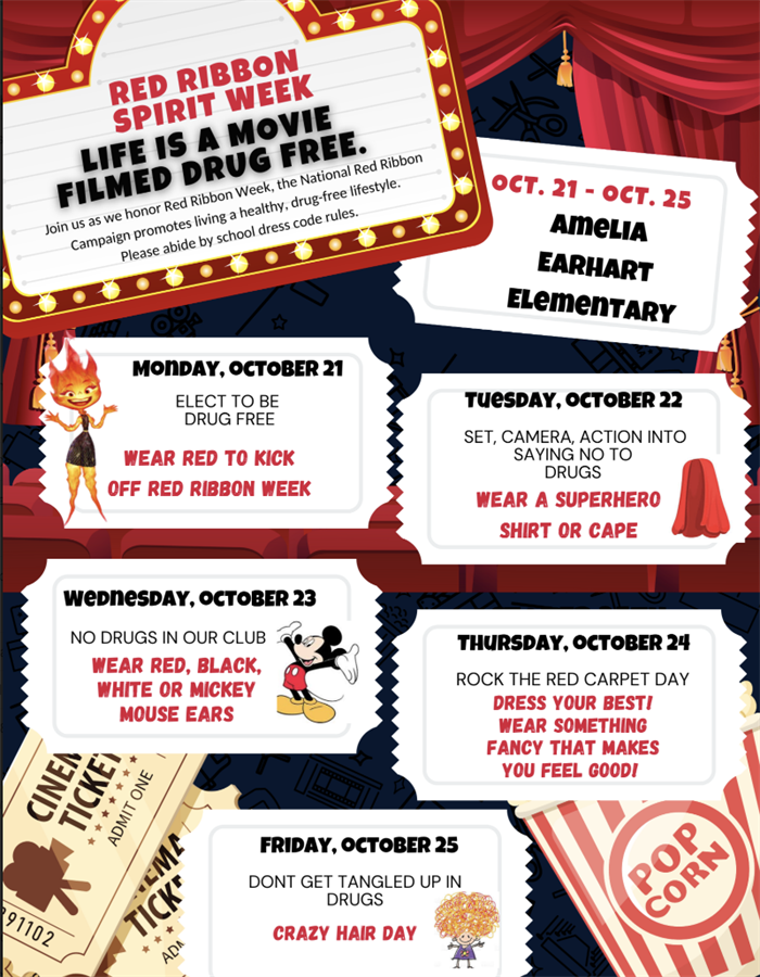 Red Ribbon Week Flyers
