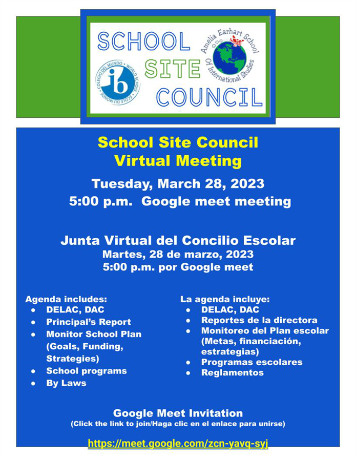 SSC - Virtual Meeting March 28, 2023