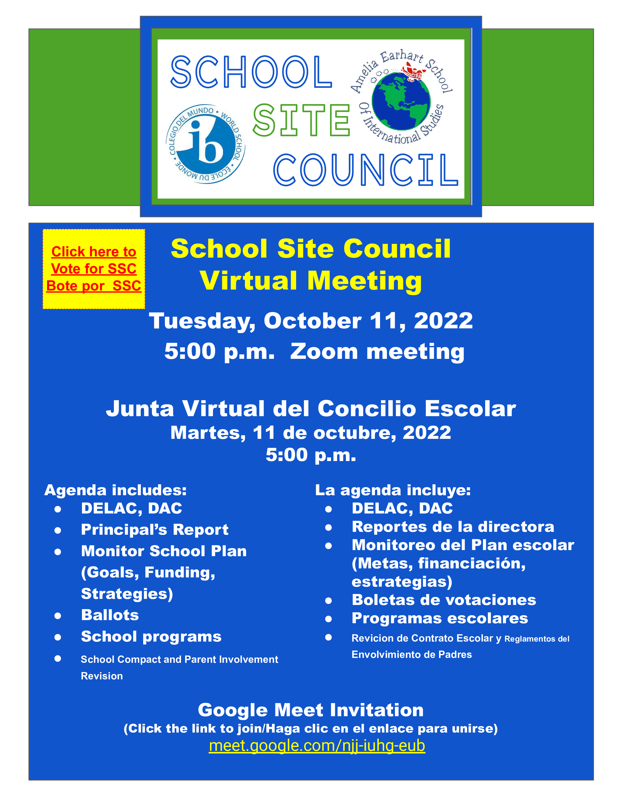 AES SSC Virtual Meeting Flyer