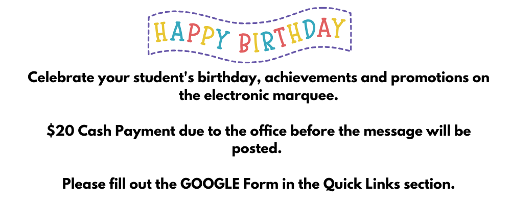 Birthday Marquee