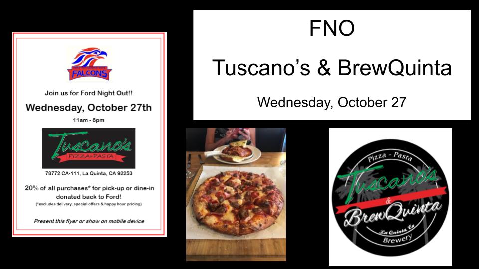 Tuscano's Ford Night Out