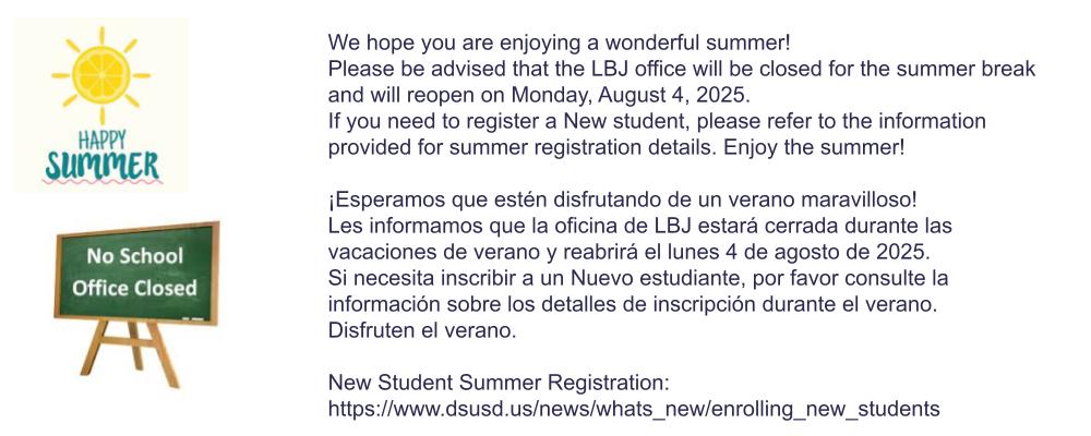 New Student Summer Registration