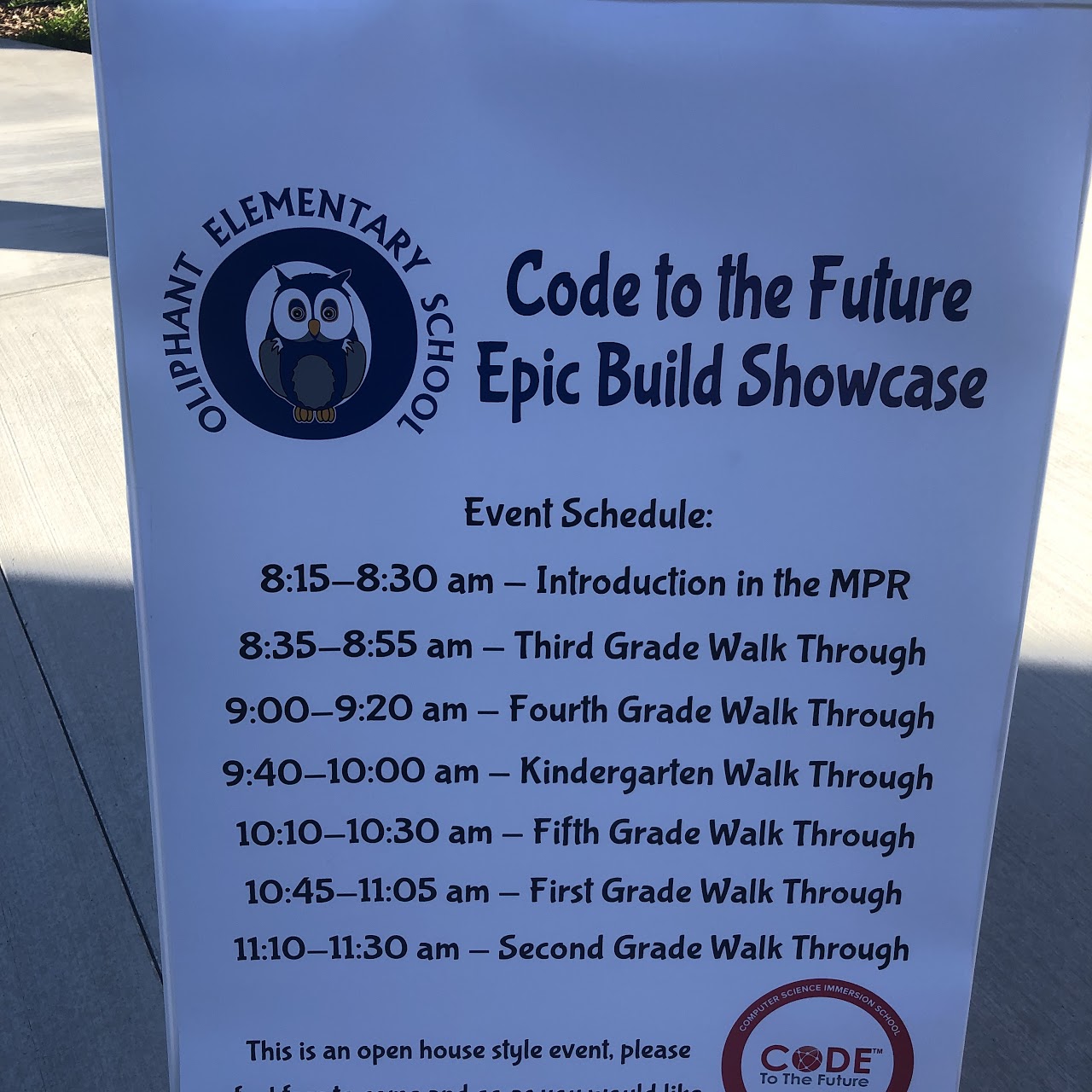 Event Schedule