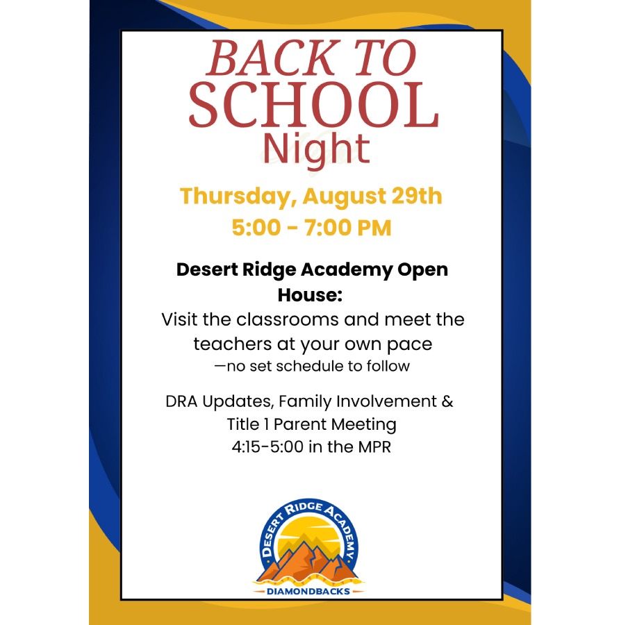 Back to school flyer