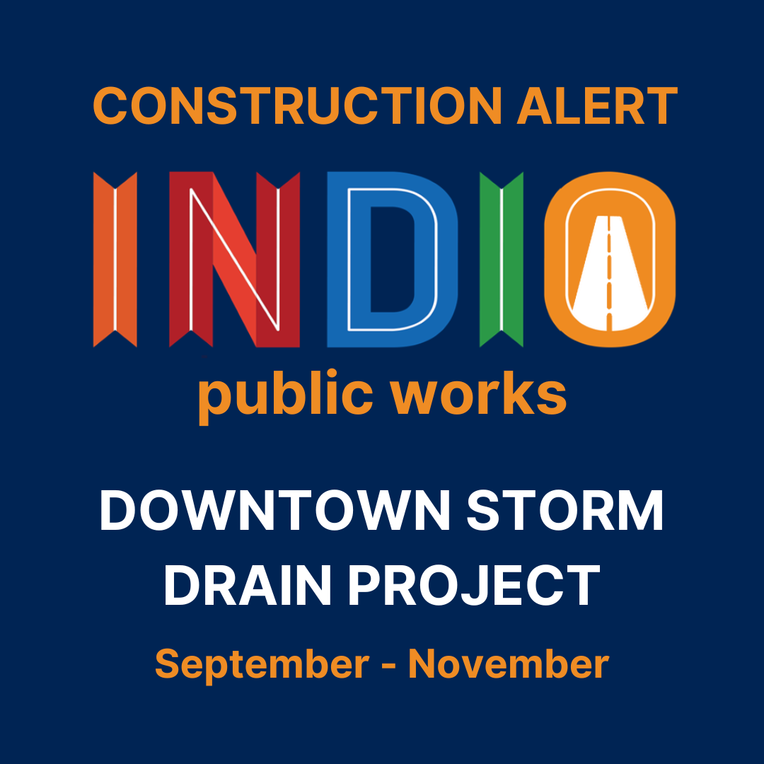 City of Indio - Road Construction Alert