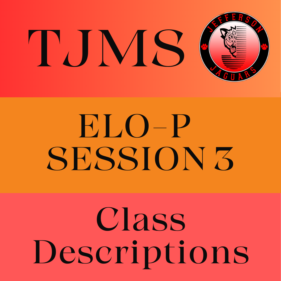 ELO-P Session 3 Course Descriptions