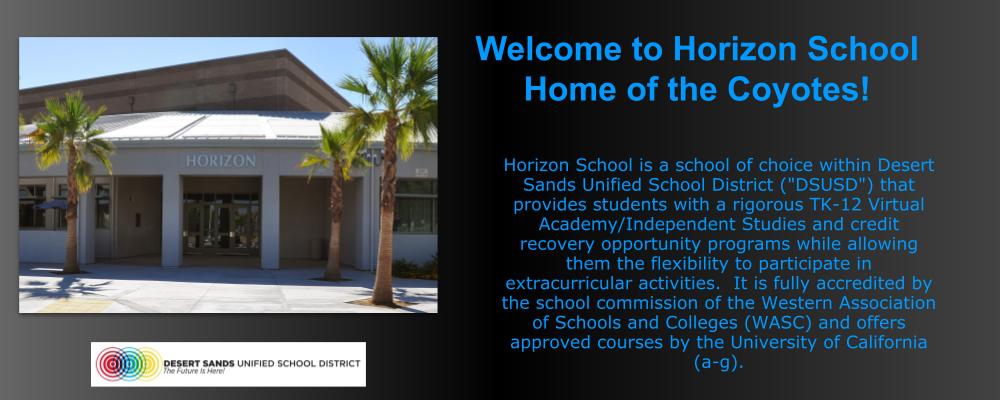 Welcome to Horizon School