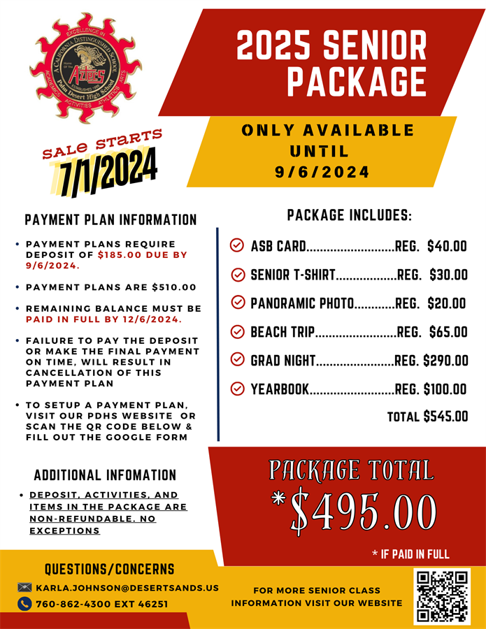 Senior Package Flyer