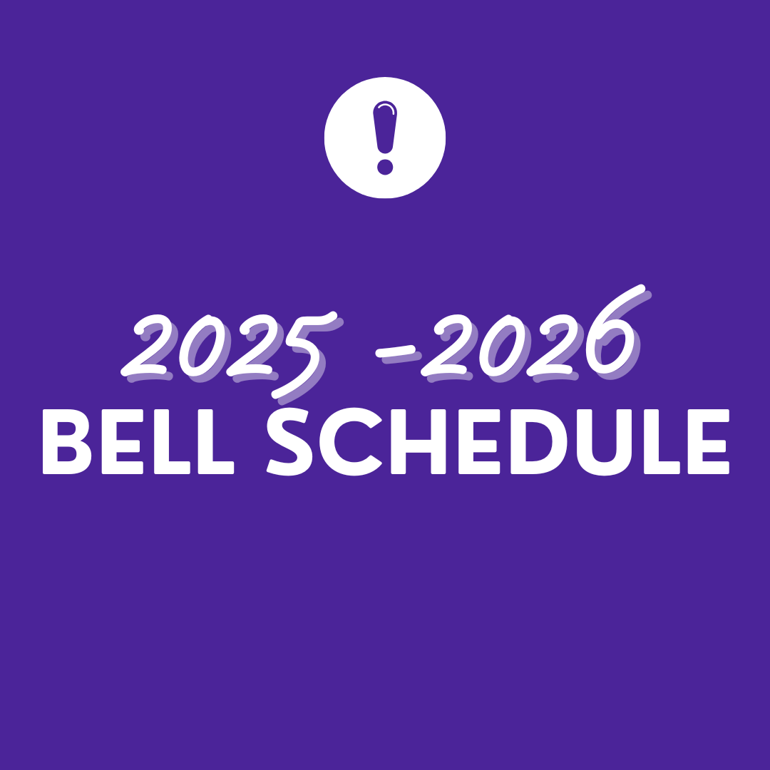 Bell schedule info graphic