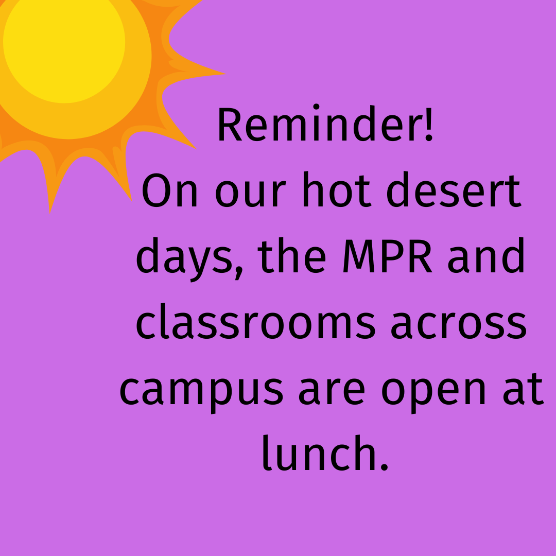 Heat Mitigation Reminder