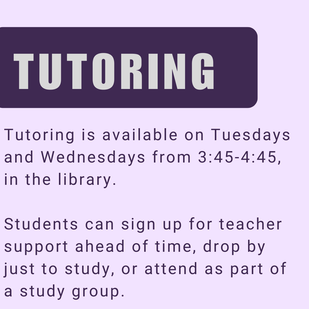 Tutoring infographic