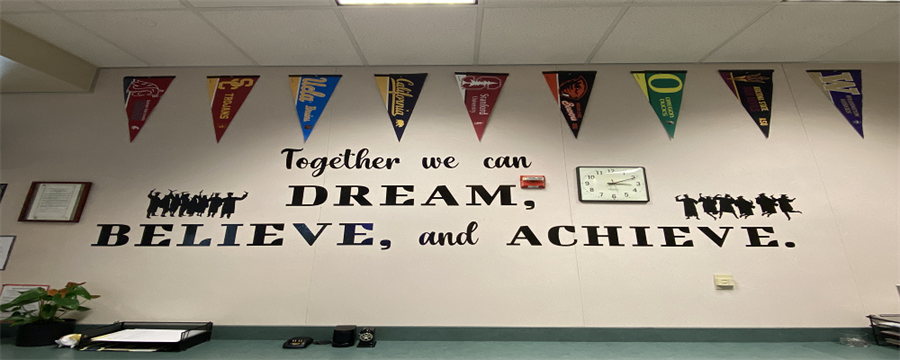 Banner at Front Desk