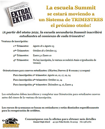 Folleto del sistema de cuartos