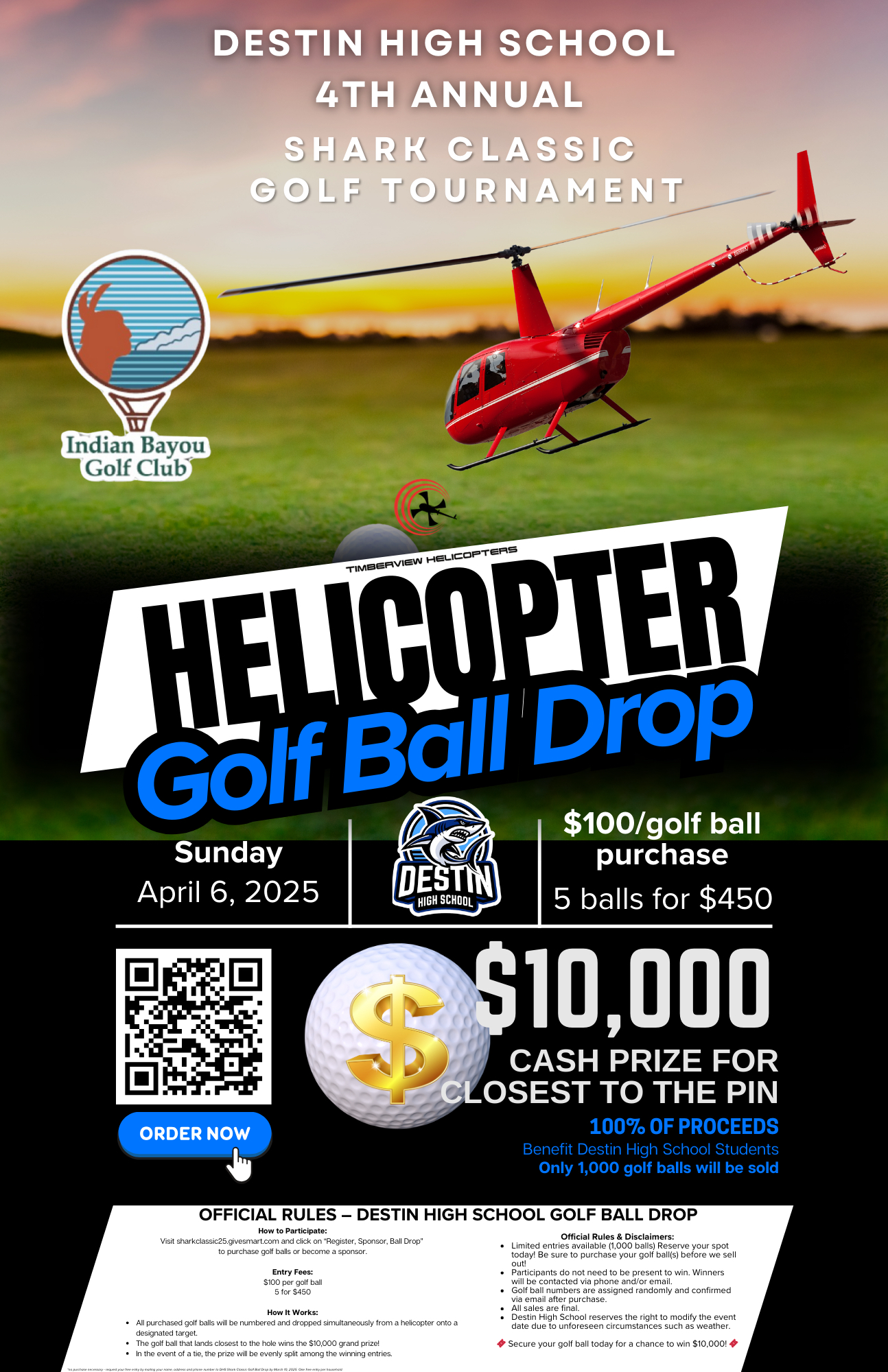 Golf Ball Timberview Drop (11 x 17 in) – 1