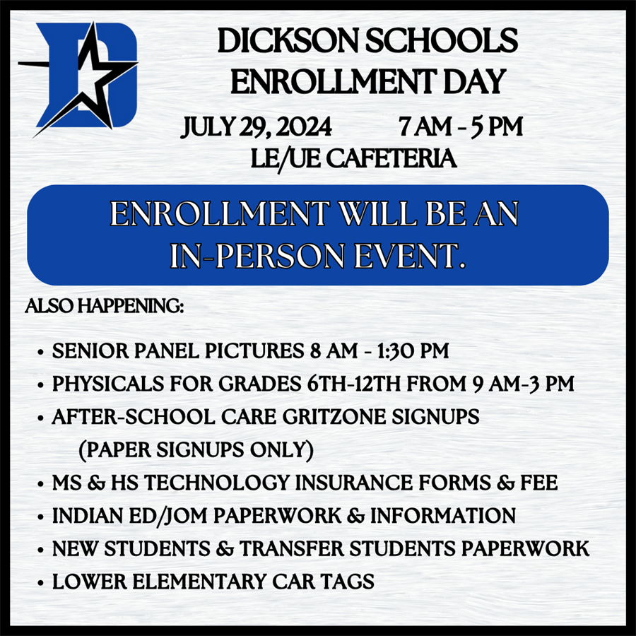 Enrollment flyer