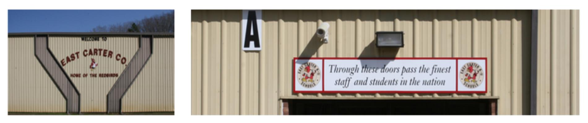 High school building