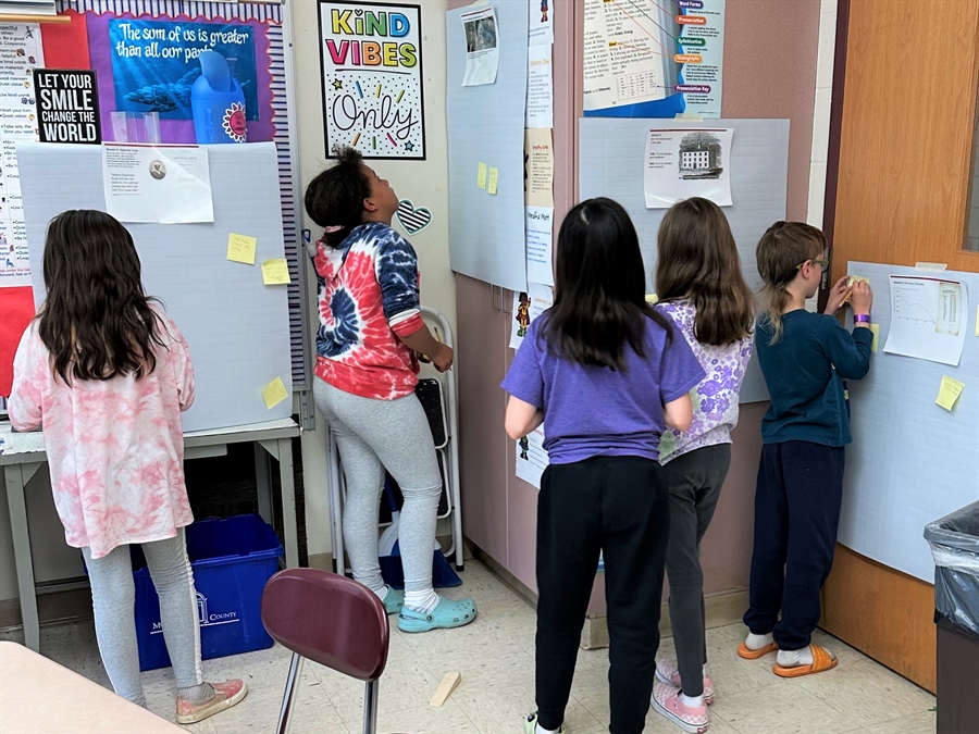 4th grade students explore local history