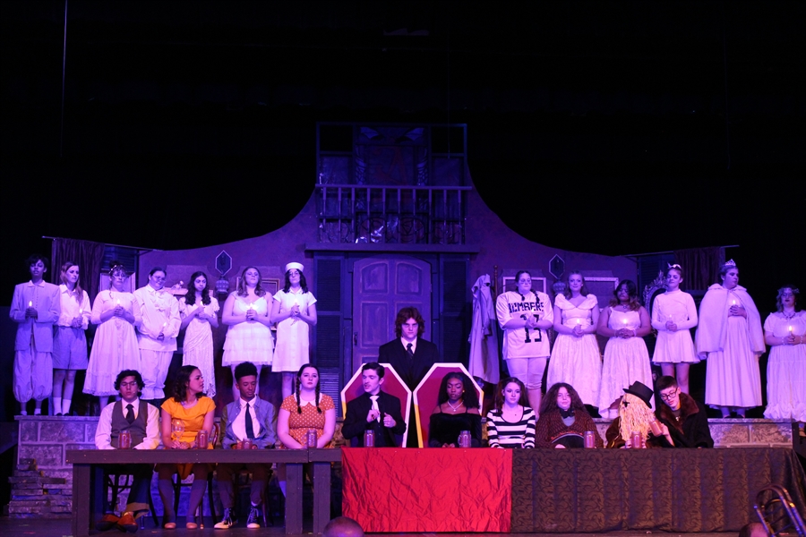 ERHS Drama performs The Addams Family