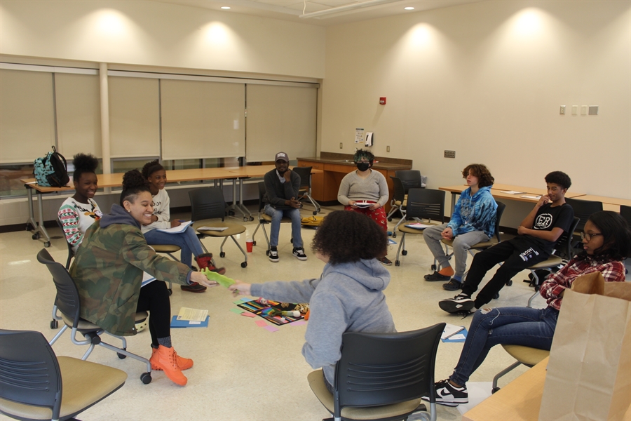 PiRI Community Building training with students