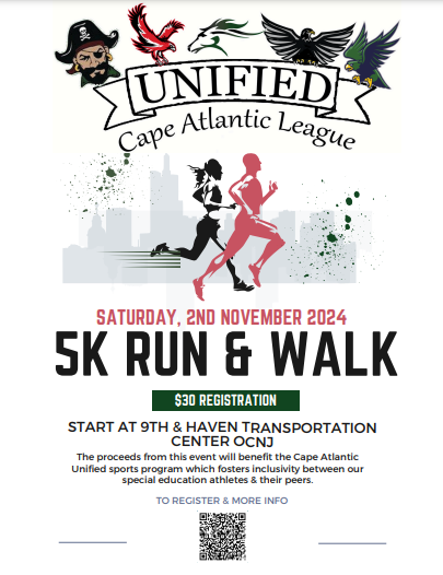 5k Unified Sports Flyer