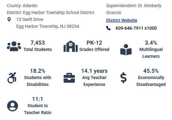 Image of District Performance Report Stats