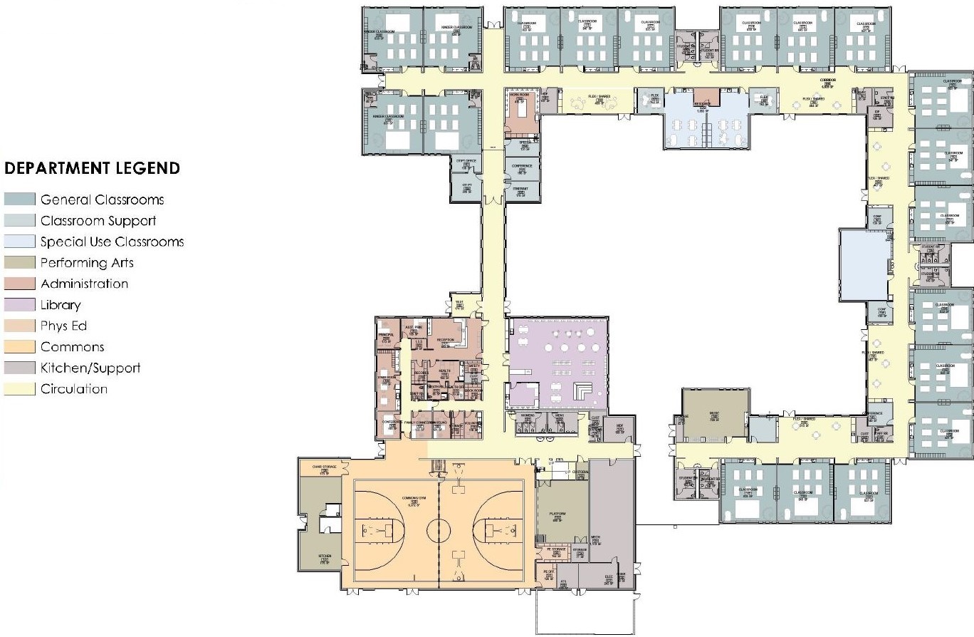 New Elementary school after Value Engineering study