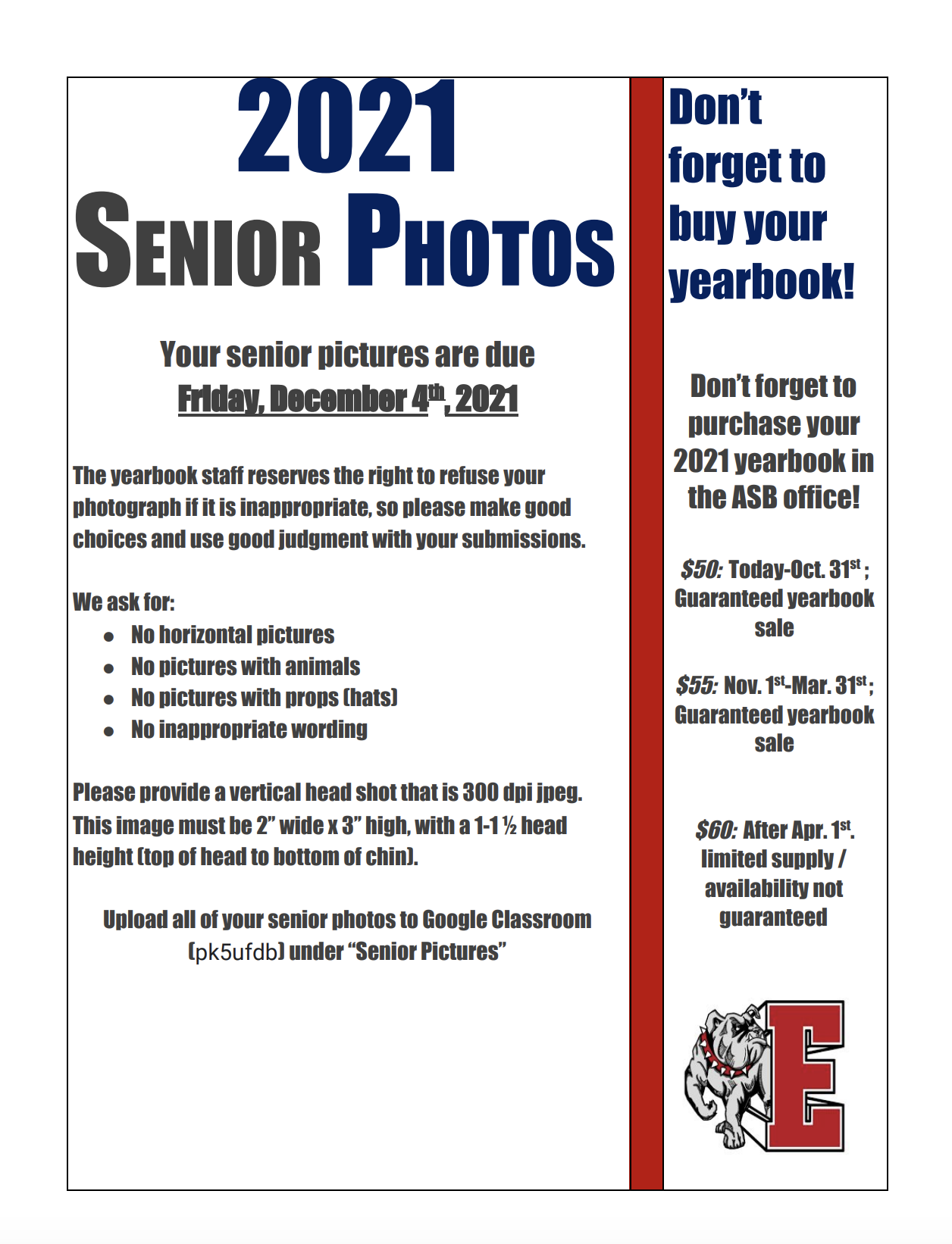 2021 Senior Phots