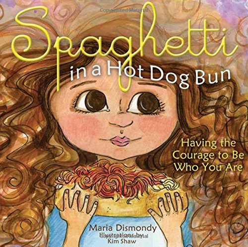 Spaghetti in a hot dog bun book cover