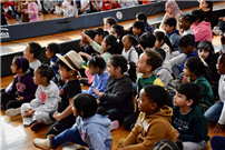 Students watching Masked Teachers performing  thumbnail265227