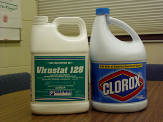 virustat and clorox