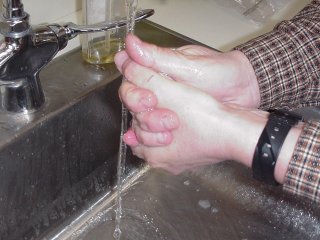 washing hands image