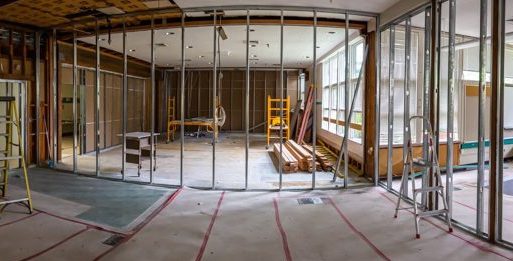 Pictured is the renovation of a Kelly classroom.