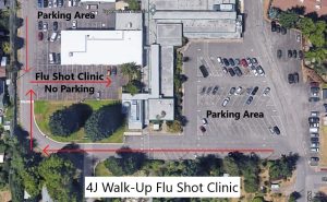 Flu Shot Walk Up Clinic Map