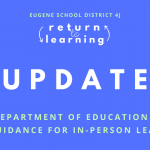 Return to Learning Update: New Metrics for Schools