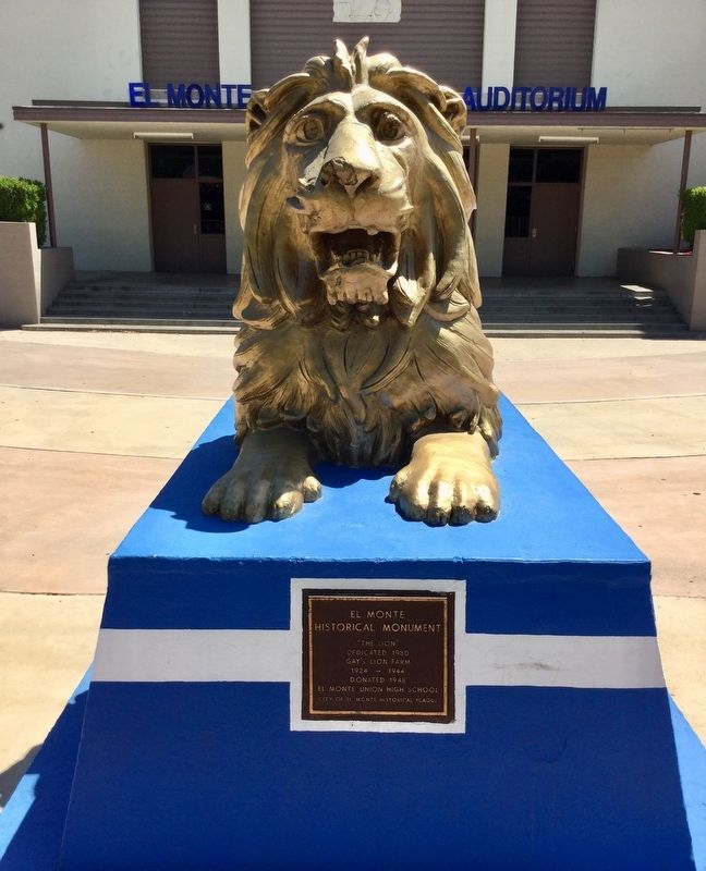 The Lion Historical Marker