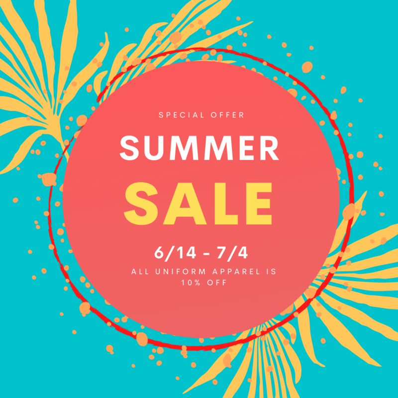 Summer Uniform Sale!