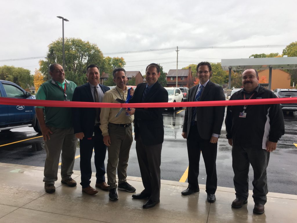 District employees cut ribbon for new Transportation Center